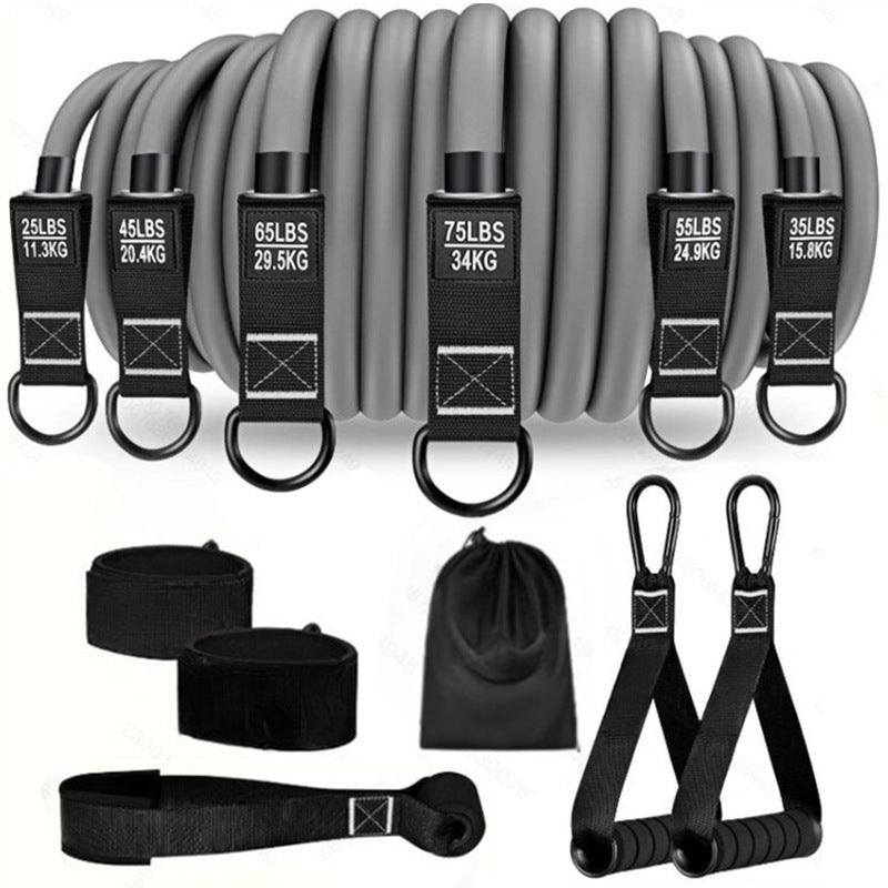Elastic Pull-Up Assistance Bands with Handles for Home Gym Training
