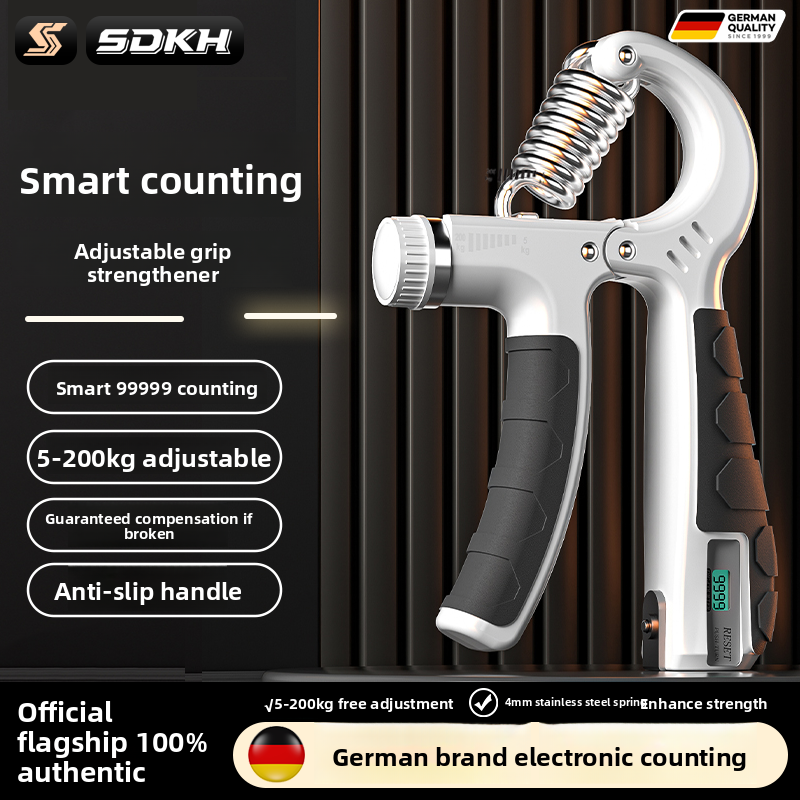 Adjustable Grip Strength Trainer with Electronic Counter