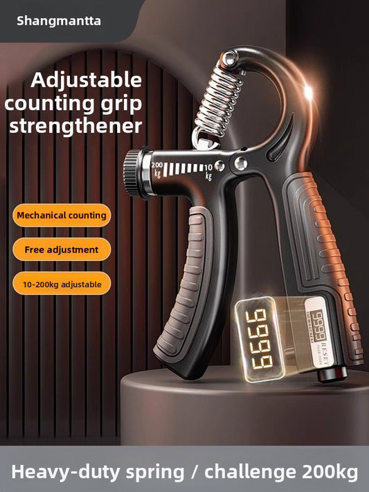 Adjustable Grip Strength Trainer with Electronic Counter