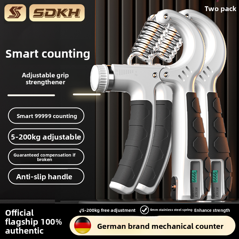 Adjustable Grip Strength Trainer with Electronic Counter