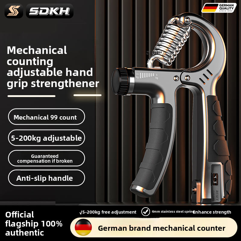 Adjustable Grip Strength Trainer with Electronic Counter