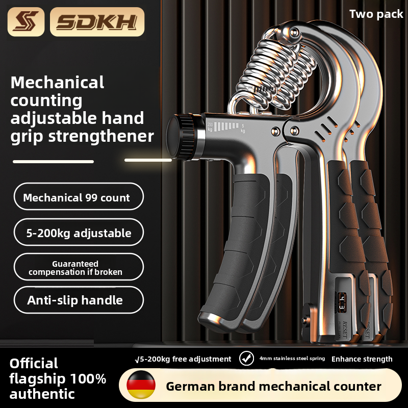 Adjustable Grip Strength Trainer with Electronic Counter