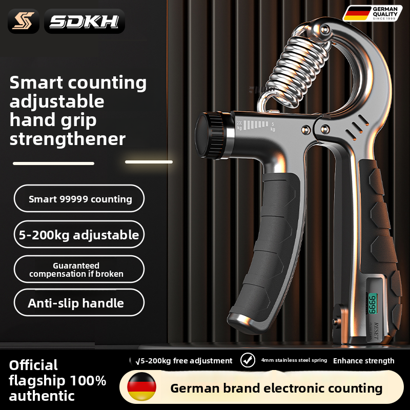 Adjustable Grip Strength Trainer with Electronic Counter