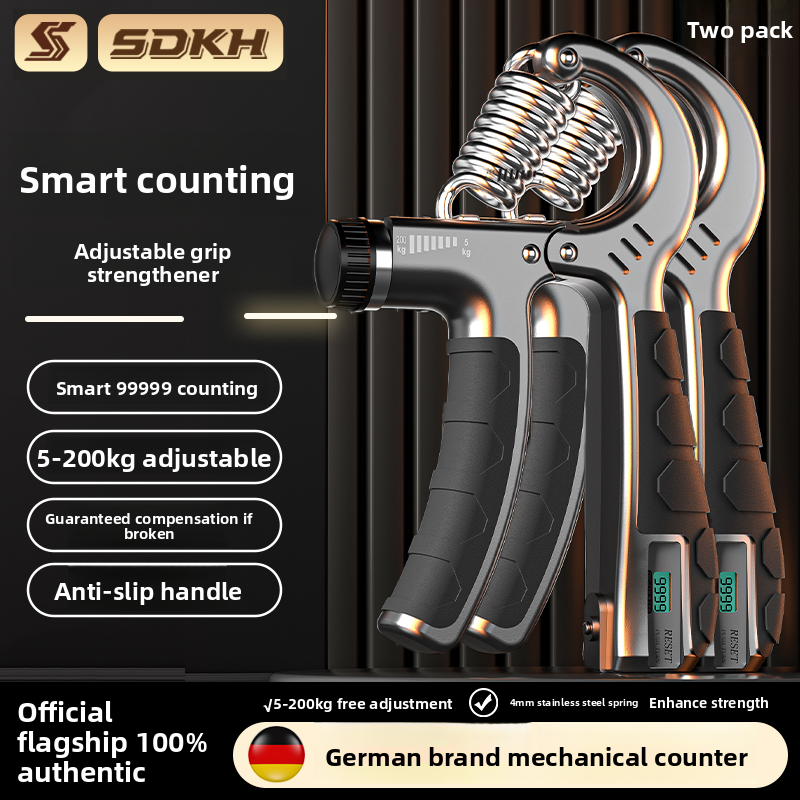 Adjustable Grip Strength Trainer with Electronic Counter